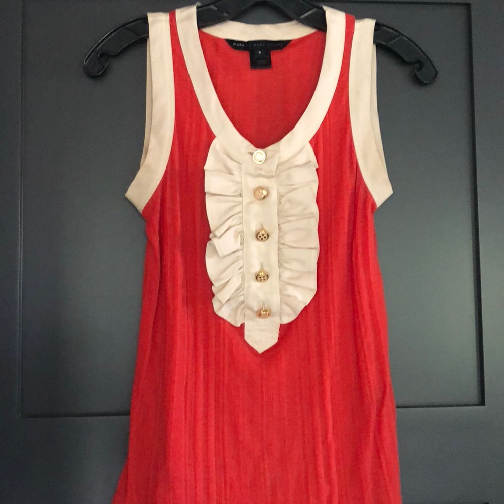 Marc Jacobs deep orange tank top